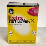 Ge Extra Soft White 60w Light Bulbs - 4 Pack New. Fixed Price $49.00.