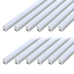 12 Pack Led T5 Integrated Single Fixture 4ft 20w Shop Ceiling Under Lights. Fixed Price $79.99.