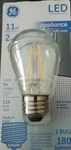 Ge 2watt Led (11w Replacement) Soft White S14 Meduim Base Appliance Bulb. Fixed Price $7.80.