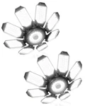 Led Garage Ceiling Lights 2 Pack 8+1 Panels 28000lm Deformable Adiding. Fixed Price $59.99.