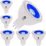Lemeng Blue Mr16 Led Light Bulbs 50w Equivalent Halogen Replacement 6w 12v Bi.... Fixed Price $25.56.