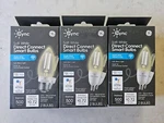 3 Pack - Ge Cync Led Wifi Smart Bulbs 93130197 Medium Base, Warm White, 6w. Fixed Price $25.99.