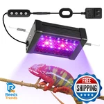 Hnrloy Uvb Reptile Light, 9w Uva Dimmable Led Lamp For Bearded Drago. Fixed Price $57.33.