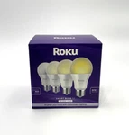 Roku Smart Bulb Se Home 4-pack 60 Watts A19 White, 800 Lumens New!. Fixed Price $19.99.