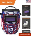 Ultra-light Welding Helmet With Flip-up Lens - Comfort For Long Sessions. Fixed Price $215.99.