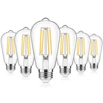 Asomst Vintage Edison Bulbs 60w Equivalent 850lm, 6w Led Light Bulb Warm Whit.... Fixed Price $20.56.