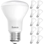 Sunco 10 Pack Br20 Led Bulb Dimmable, Small Recessed Lighting Bulbs, R20 Mini.... Fixed Price $35.14.