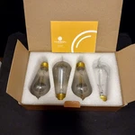 Hudson Bulb Company Box Of 4 Edison Style Light Bulbs Read!! #m. Fixed Price $15.95.