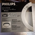 Philips Fc16t9/cool 40w 16" 4100k Circline Bulb Lot Of 6. Fixed Price $59.99.