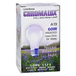 Chromalux Light Bulb Frosted-60w - 1. Fixed Price $29.99.