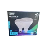 2 Pack Feit Electric Br40 65w 500k 850 Lumens Daylight Led E26 Bulbs. Fixed Price $19.94.