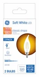 Led Candelabra Light Bulbs, 4 Watt, Clear, 2-pk. - 93130409. Fixed Price $19.00.