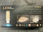 G9 Led Bulbs Bipin Base 6w Soft Wt 3000k - 60w Halogen Equiv. *free Shipping*. Fixed Price $14.50.