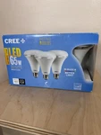 Cree 65 W / 9w Led Soft White 2700k Br30 Flood Dimmable Light Bulb 3 Pack. Fixed Price $36.00.