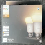 Philips Hue A19 Smart Led Bulbs Warm White 2700k 1100 Lumens E26 2-pack (591230). Fixed Price $22.00.