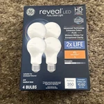 Ge Reveal 40-watt Eq A19 Color-enhancing 44906 Dimmable Led Light Bulb (4-pack). Fixed Price $13.98.