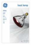Ge Lighting 37771 250w Red Infrared Heat Reflector Light Bulb - Pack Of 6. Fixed Price $84.06.