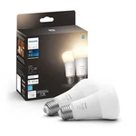 Philips Hue A19 Smart Led Bulbs Warm White 2700k 1100 Lumens E26 2-pack (591230). Fixed Price $30.00.