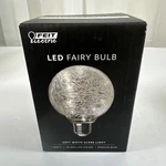 Feit Electric Fairy G25 Medium Base Led Bulb Soft White Globe 1 Watt New. Fixed Price $6.27.