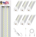6 Pack 100w 8ft Led Shop Light Super Bright 15000lm 5000k V Shape 8' L. Fixed Price $175.50.