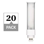 Simply Conserve 18w Equivalent Cflni Horizontal G24q Pl Led Light Bulb 20-pack. Fixed Price $127.70.