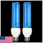 Baimnocm 2-pack 25w Uvc Ozone Light Bulb 185/254nm Dual Wave E26. Fixed Price $62.03.