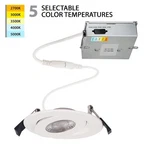 Used Wac Lighting R6erar-w9cs-wt Lotos - 6 Inch 15w 1 Led Round Adjustable. Fixed Price $30.56.