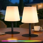 Uuffoo Waterproof Shower Lamp Rgb Warm White Dimmable Rechargeable Cordless Outd. Fixed Price $78.14.