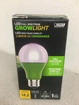 Feit A19 E26 (medium) Led Grow Light White 60 Watt Equivalence 1 Pk. Fixed Price $16.50.