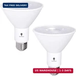 2 Pack Par30 Outdoor Led Flood Light Bulb 12w 100 Watt Equivalent 900 Lumens Dim. Fixed Price $21.11.