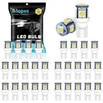 Alopee 30 Pack 194 Led Bulb White 6500k T10 Light Bulbs 5smd 5050 Chips. Fixed Price $13.56.
