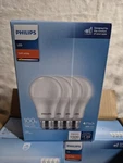 (case Of 16) Philips A19 Led Light Bulb Non-dimmable E26 Medium Base Frosted. Fixed Price $49.95.