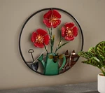 Ultimate Innovations Battery Fairy Light Floral Wall Art In Red. Fixed Price $29.99.