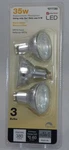 Utilitech Led Flood 35 Watt 3 Pack Mr16 #0777392 Warm White Reflector New. Fixed Price $11.99.