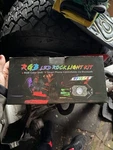 Rgb Led Rock Light Kit 4 Piece, Smart Phone Controllable Via Bluetooth. Fixed Price $60.00.