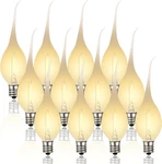 Meonum 12 Pcs Silicone Dipped Candle Light Bulbs, Led 0.7. Fixed Price $26.92.