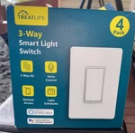 Treatlife Smart Wifi Light Switch 4 Pack 3-way Works W/ Alexa Google Assistant. Fixed Price $32.87.