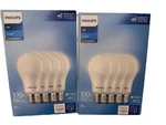2 Boxes-philips Led 100-watt A19 Light Bulb, Frosted Daylight,non-dimmable,e26-. Fixed Price $17.95.