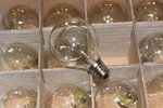 20 Pack Novelty Lights #g-50-cl 7 Watt E17 Nickel Base Bulbs Clear Globes. Fixed Price $13.00.