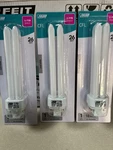 6 Feit Electric Led Light Bulb Cool White 4-pin 26w G240-3. Fixed Price $24.99.