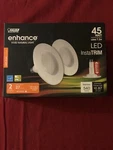 Feit Electric 4" Instatrim Kits 45 Watt Dimmable Adjustable Recessed Downlight. Fixed Price $19.99.