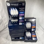 Ge Reveal Hd+ Led Bulbs 60watt 40w 25w Flame Tip Dimmable Clear/frosted 24. Fixed Price $89.85.