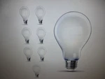 Feit 100w Equivalent A19 Dimmable Cec 90 Cri White Glass E26 Light Bulb 8pk. Fixed Price $20.85.