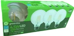 Greenlite Bulbs Clear Dimmable 4.5w Led 40 Watt 4 Pack Equivalent 2700k. Fixed Price $19.52.