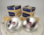 2x Philips Halogen Par Lamp 50w 50par36/nsp 12 Volt Compact Narrow Spot Vinatge. Fixed Price $19.95.