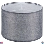 Patikil 13"x13"x9" Gray Linen Drum Lamp Shade For Table & Floor Lamps, Easy. Fixed Price $44.34.