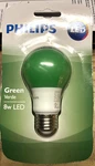 Philips Green Led Light Bulb 60-watt Equiv. A19 Medium Base New. Fixed Price $8.00.