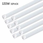 10pack 8foot 120w Integrated Led Light Bulbs T8 8ft Shop Fixture 6000k. Fixed Price $162.01.