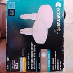 Ecosmart 75 Watt Replacement Br40 Flood Light Night Mode 2-pack. Fixed Price $12.00.