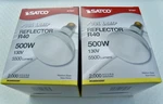 Satco S7007 Pool Lamp Reflector R40 500w 130v 5500 Lumens Medium Base Set Of Two. Fixed Price $15.00.